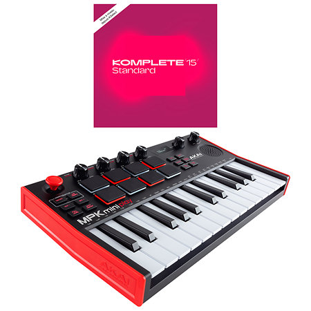 Akai MPK Mini Play Mk3 + Komplete 15 Standard Upgrade - Master