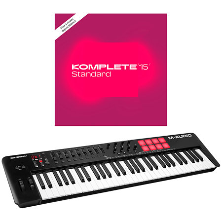 M AUDIO Oxygen 61 MKV + Komplete 15 Standard Upgrade