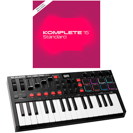 M AUDIO Oxygen Pro Mini + Komplete 15 Standard Upgrade