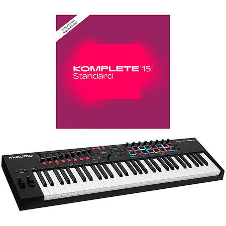 M AUDIO Oxygen Pro 61 + Komplete 15 Standard Upgrade