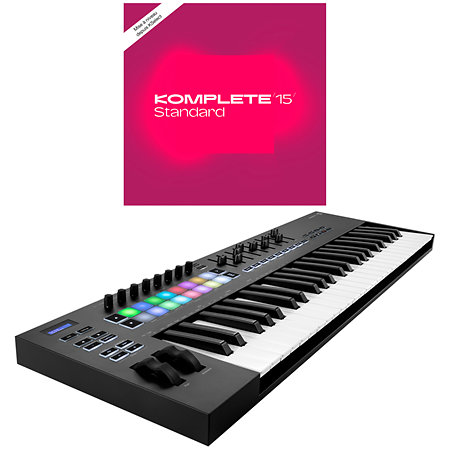 Novation Launchkey 49 MK3 + Komplete 15 Standard Upgrade