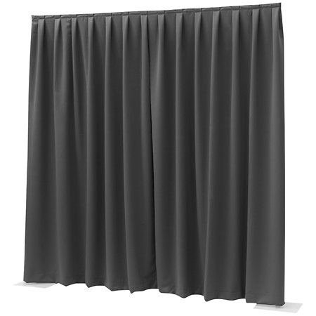 Wentex 89455 Rideau Gris foncé Plissé Dimout 330 x 400 cm