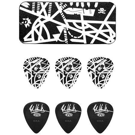 Dunlop EVHPT06 Eddie Van Halen Starbody Boîte de 6