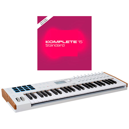 Arturia Keylab MK3 49 White + Komplete 15 Standard Upgrade