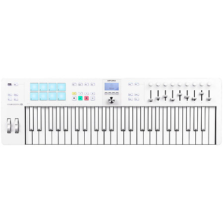 KeyLab Essential MK3 49 Alpine White Limited Edition + Komplete 15 Standard Upgrade Arturia