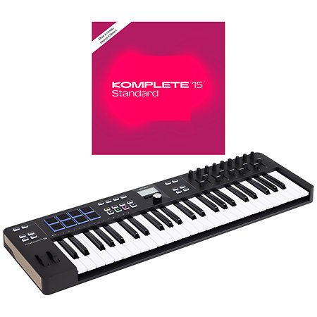 Arturia KeyLab Essential MK3 49 Black + Komplete 15 Standard Upgrade