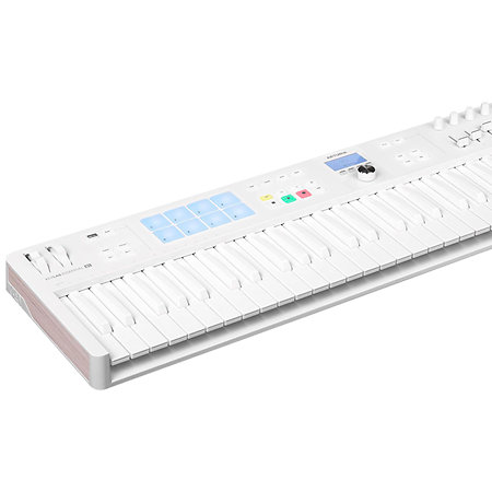 KeyLab Essential MK3 61 Alpine White Limited Edition + Komplete 15 Standard Upgrade Arturia