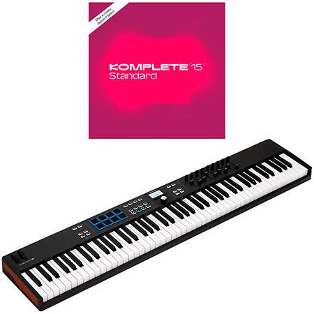 Arturia KeyLab Essential MK3 88 Black + Komplete 15 Standard Upgrade