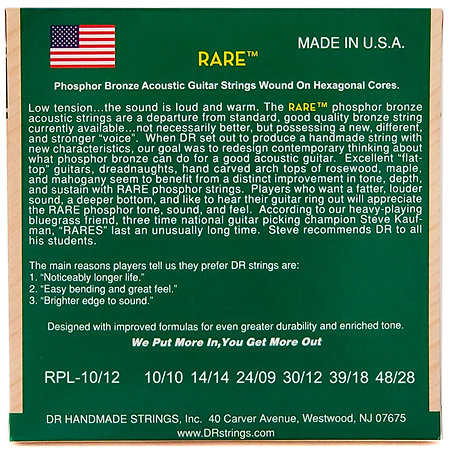 RPL-10 Rare 10-48 DR Strings