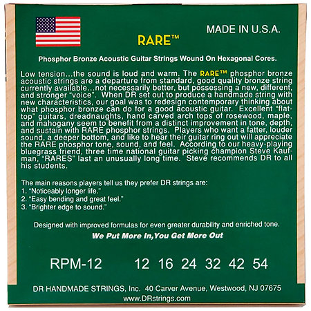 RPM-12 Rare 12-54 DR Strings
