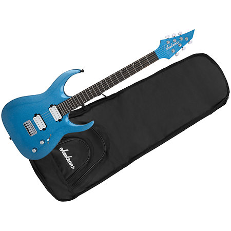 Jackson Pro Plus Signature Misha Mansoor Juggernaut HT6 Eb Blue Sparkle + Housse