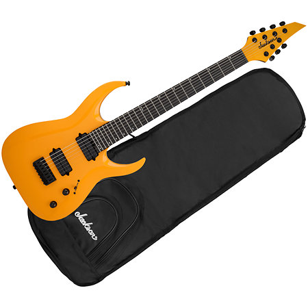 Jackson Pro Series Signature Misha Mansoor Juggernaut HT7 EB Signal Yellow + Housse