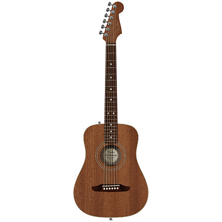 California Standard Redondo Mini Sapele Natural + Housse Fender