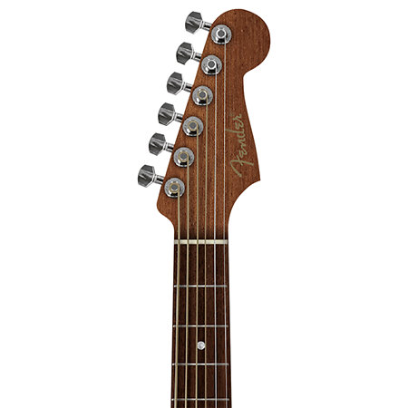 California Standard Redondo Mini Sapele Natural + Housse Fender