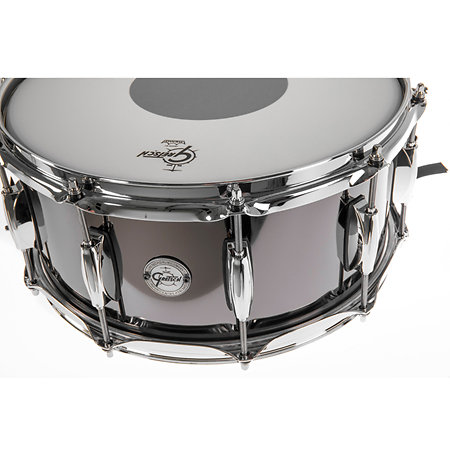 Full Range Black Nickel over Steel Snare 14" x 6,5" Gretsch Drums