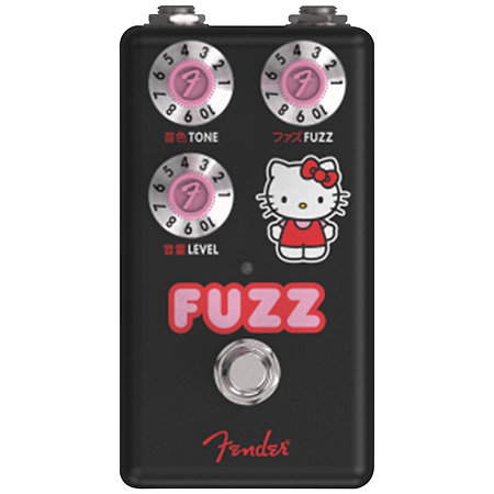 Fender x Hello Kitty Black Fuzz Fender