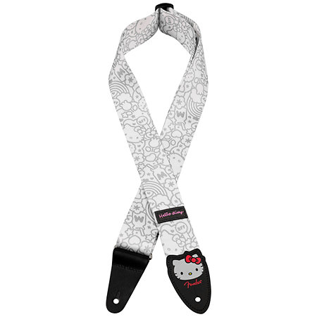 Fender Fender x Hello Kitty White Poly Strap 2"