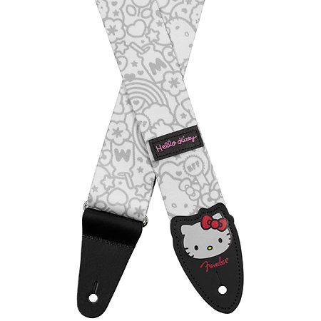 Fender Fender x Hello Kitty White Poly Strap 2"