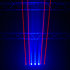 Pack LASER Bar 8X500 Red (la paire) + Flight case Evolite