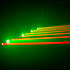 Pack LASER Bar 8X500 Red (la paire) + Flight case Evolite