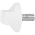 89352 Rotary Knob M10 x 20 White Upright Wentex