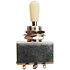 EZ1180W Sélecteur 3 positions type Les Paul bouton blanc Yellow Parts