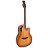 CDX40 PB G Guitar Celebrity Elite Deluxe Deep Contour Peach Burst Satin Ovation