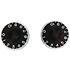 EZ1219B Boutons de potentiomètre type Les Paul noir (lot de 2) Yellow Parts