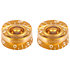EZ1219G Boutons de potentiomètre type Les Paul gold (lot de 2) Yellow Parts