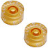 EZ1219G Boutons de potentiomètre type Les Paul gold (lot de 2) Yellow Parts