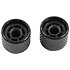 EZ1223B Boutons de potentiomètres forme dôme métal noir (lot de 2) Yellow Parts