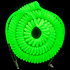 DCICG30R Câble coil Glow in the dark droit/coudé 9 m MXR