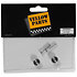 EZ1399C Attache-courroie + vis chrome (lot de 2) Yellow Parts