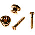 EZ1399G Attache-courroie + vis gold (lot de 2) Yellow Parts