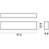 EZ1457 Sillet de tête en os pour guitare classique Yellow Parts