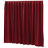89443 Rideau Rouge Plissé Dimout 330 x 300 cm Wentex