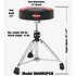 9608RQPRB 9000 Series Siège batteur, Rouge/Noir Gibraltar