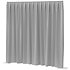 89446 Rideau Gris Plissé Dimout 330 x 300 cm Wentex