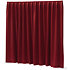 89451 Rideau Rouge Plissé Dimout 330 x 400 cm Wentex