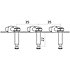 EZ1761N Mécaniques platines nickel boutons chromés (lot de 2) Yellow Parts