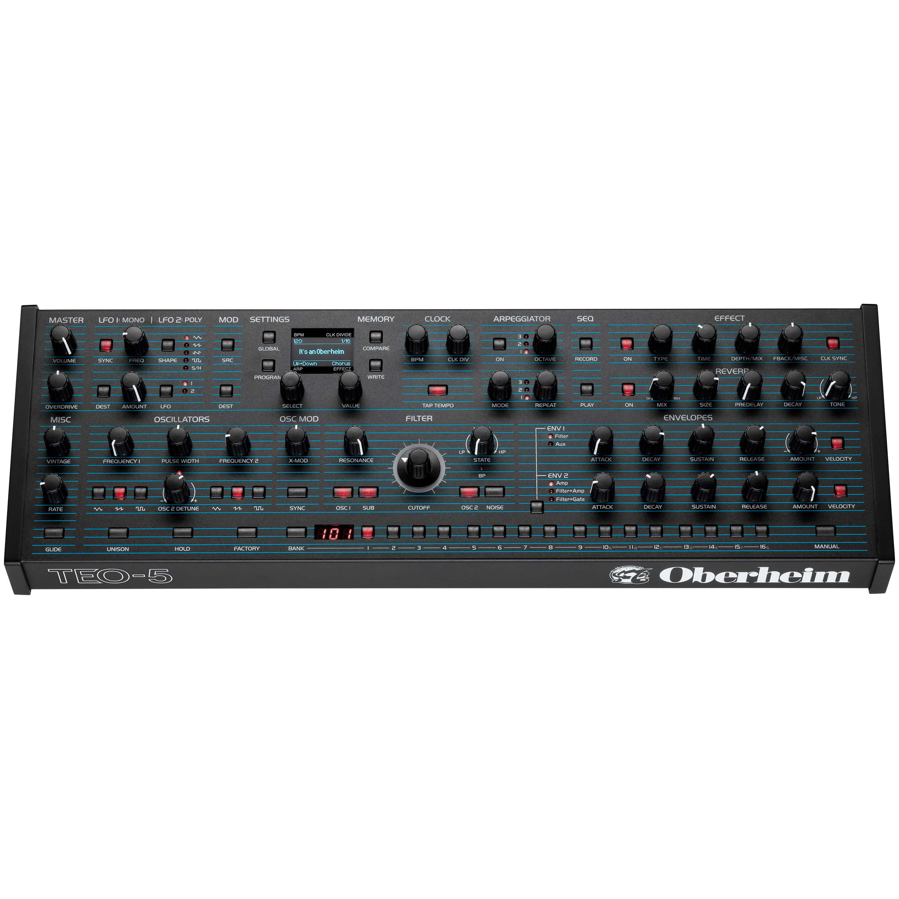 Oberheim Rack Oberheim TEO-5 Module - Rack synthétiseur SonoVente.com