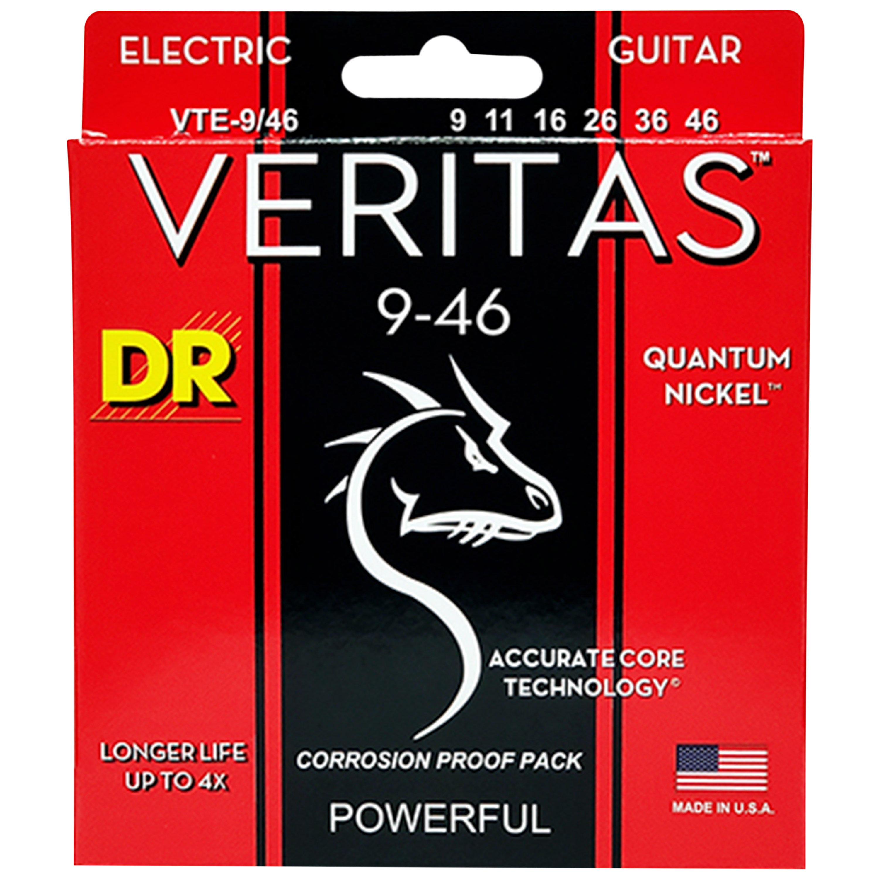 DR Strings VTE-9-46 Veritas 9-46 - Cordes guitare SonoVente.com