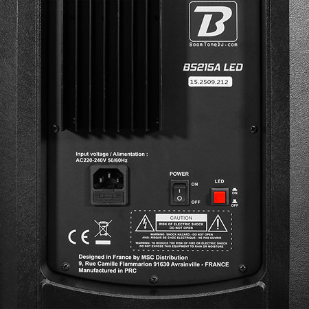 BS215A LED BoomTone DJ