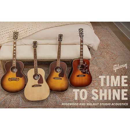 Hummingbird Studio Walnut Gloss Walnut Burst + étui Gibson