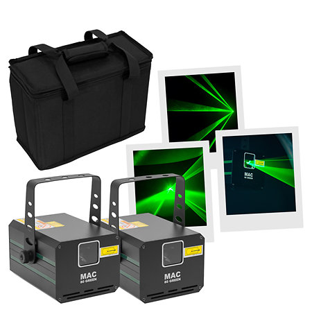 Pack 2x MAC 80 Green + Bag Mac Mah