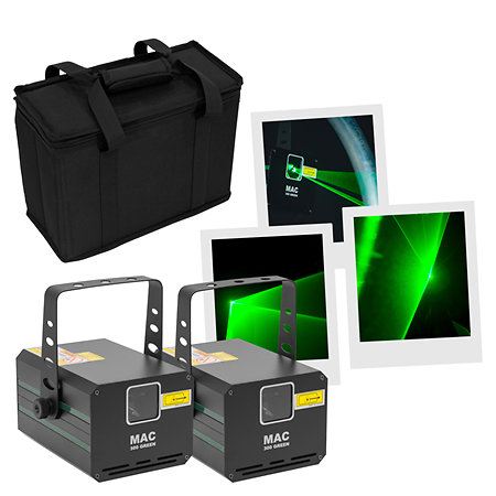 Mac Mah Pack 2x MAC 300 Green + Bag