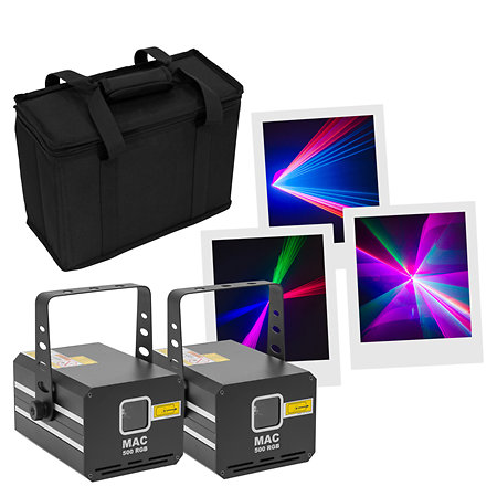 Pack 2x MAC 500 RGB + Bag Mac Mah