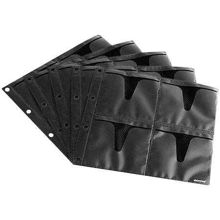 Zomo CD Sleeve 10 x 8 CDs Premium Edition Noir