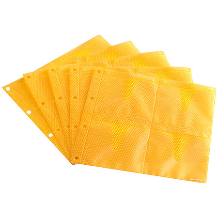 Zomo CD Sleeve 10 x 8 CDs Premium Edition Jaune