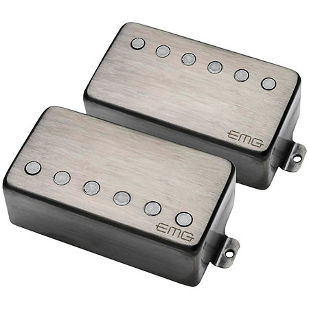 EMG 57-7/66-7 TW Set Humbucker Brushed Black Chrome